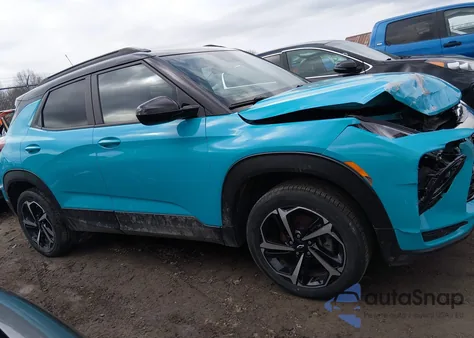 2021 Chevrolet Trailblazer Awd Rs из США, поврежденный, VIN KL79MUSL7MB057099